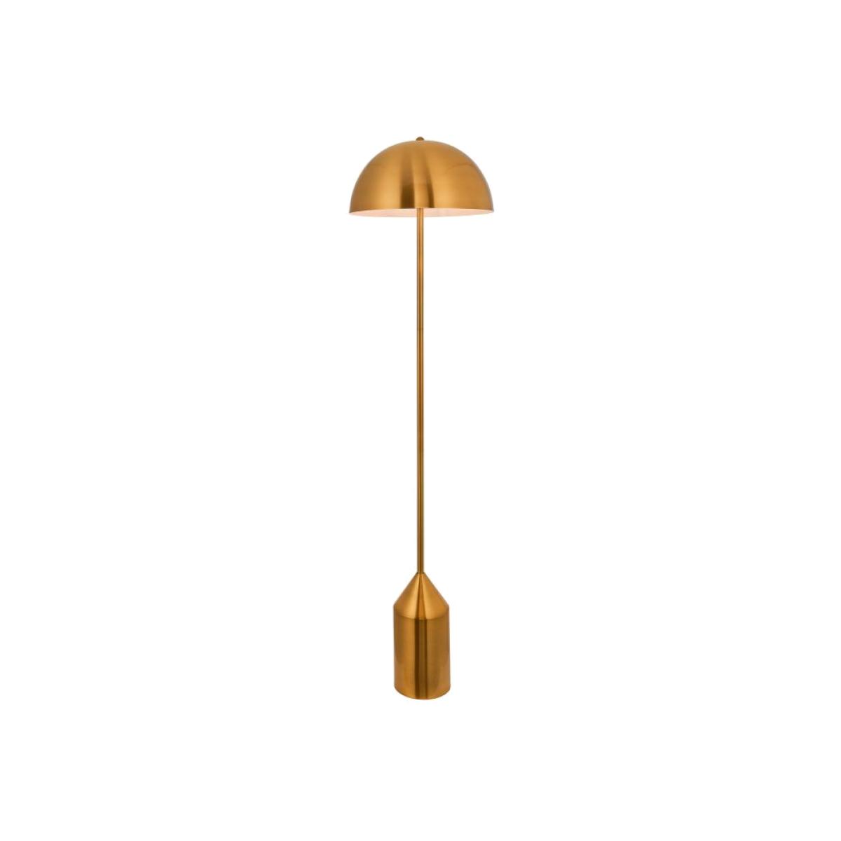 Kandos 1 Light Floor Lamp - Antique Brass