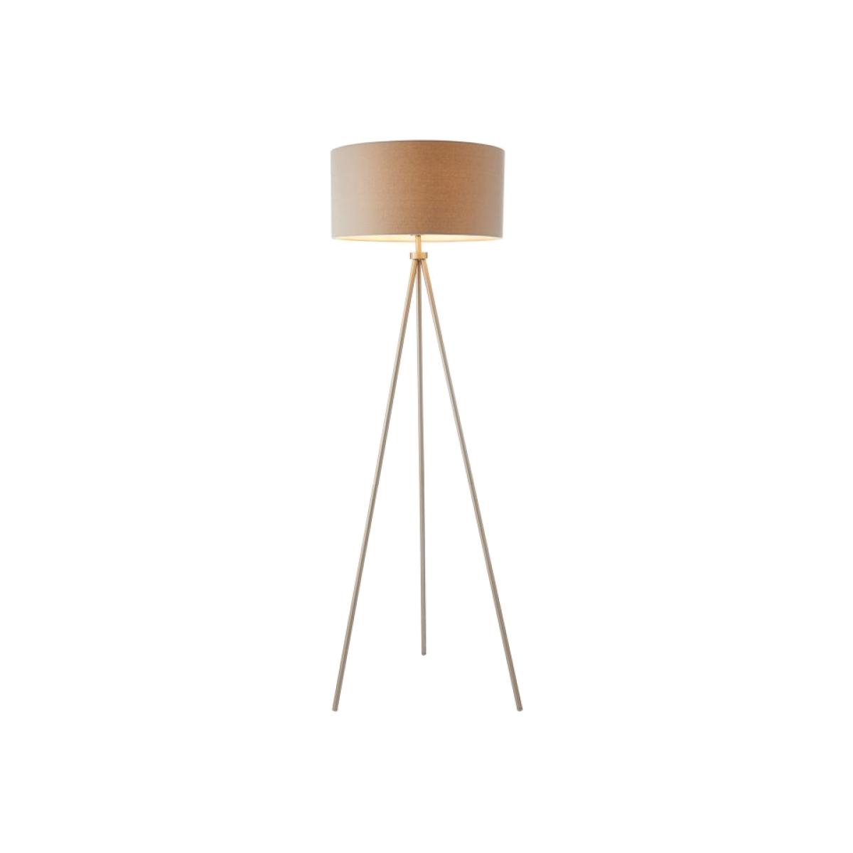 Nabiac 1 Light Tripod Floor Lamp - Matt Nikel