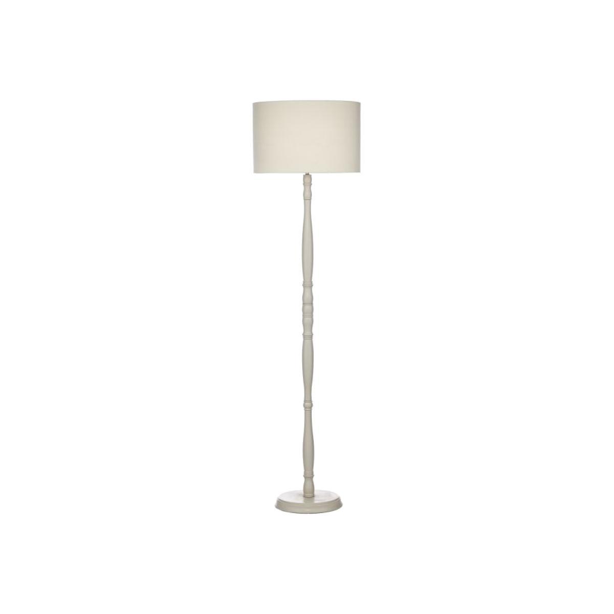 Dar Lighting DUN4933 Dunlop Floor Lamp Cream Complete With Shade