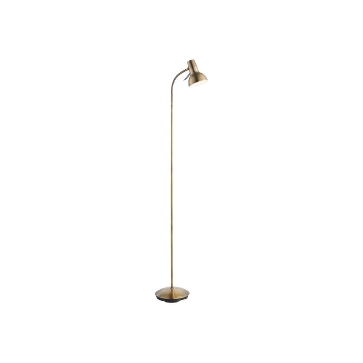 Xalapa 1 Light Floor Lamp - Antique Brass