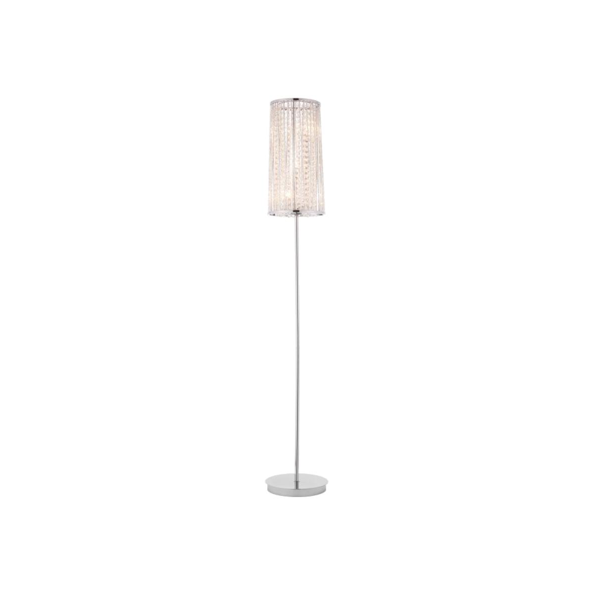 Busia 3 Light Floor Lamp - Chrome