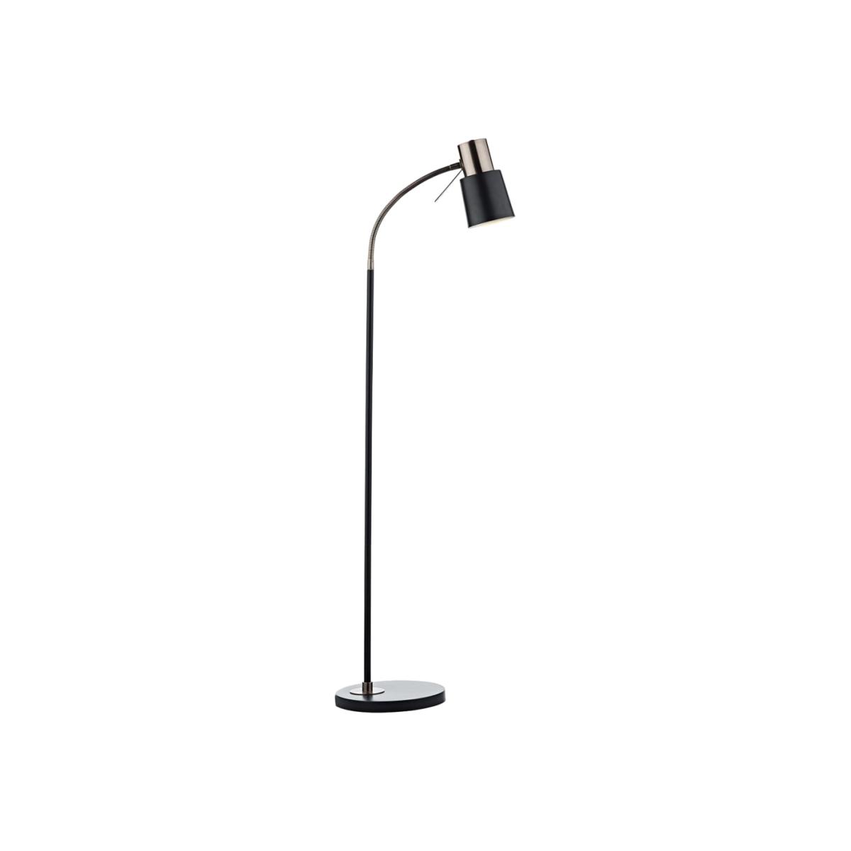 dar lighting BON4954 Bond Floor Lamp Black - Copper
