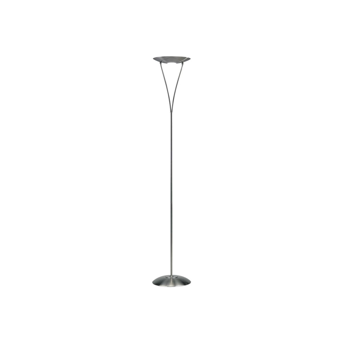 dar lighting OPU4946 Opus Floor Lamp - Satin Chrome