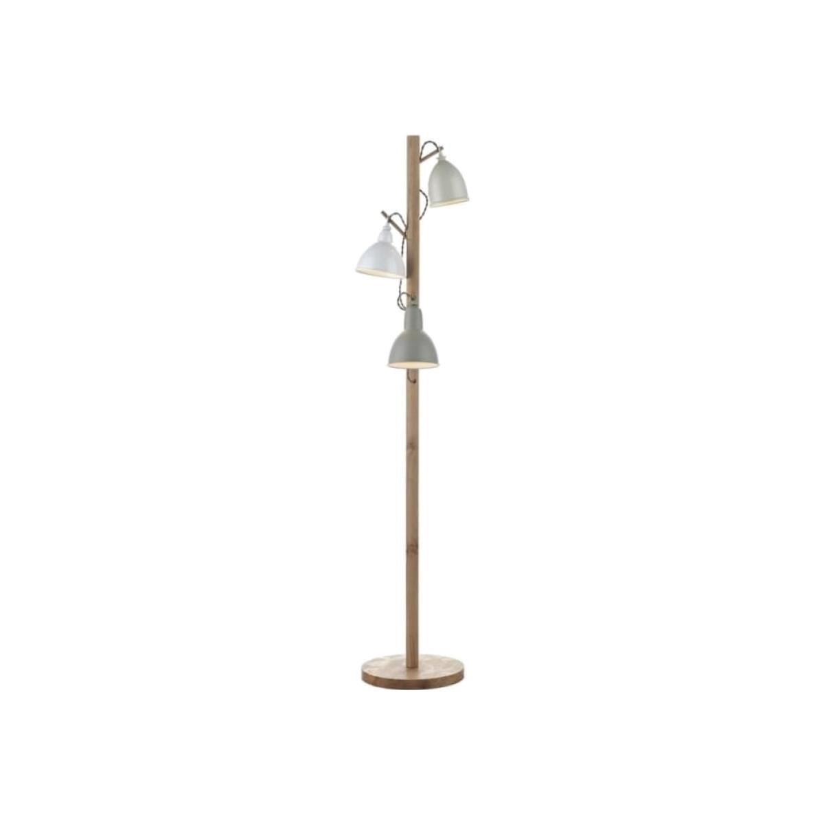 Dar Lighting BLY4943 Blyton 3 Light Floor Lamp Complete With Painted Shade