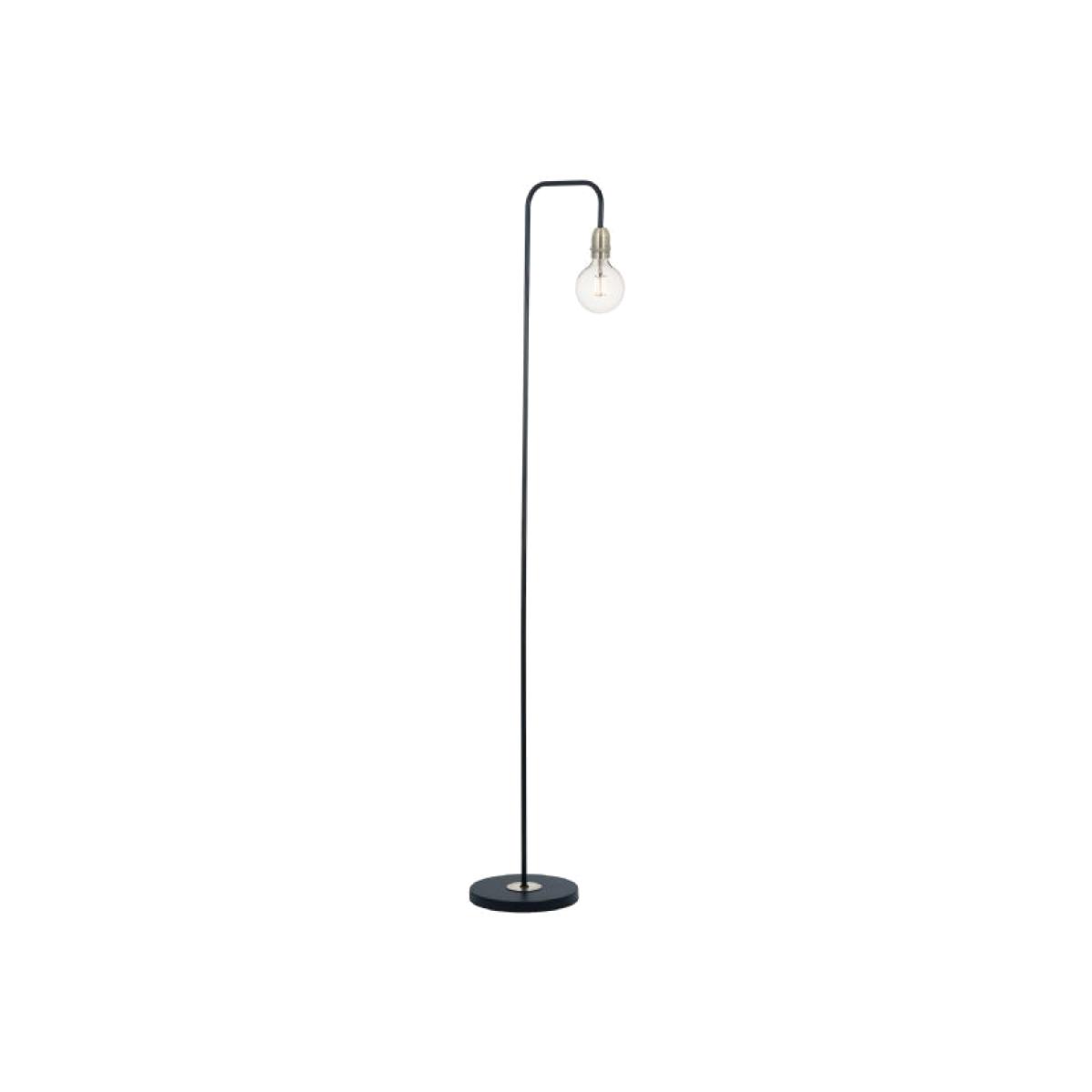 dar lighting KIE4922 Kiefer Floor Lamp - Black & Antique Brass
