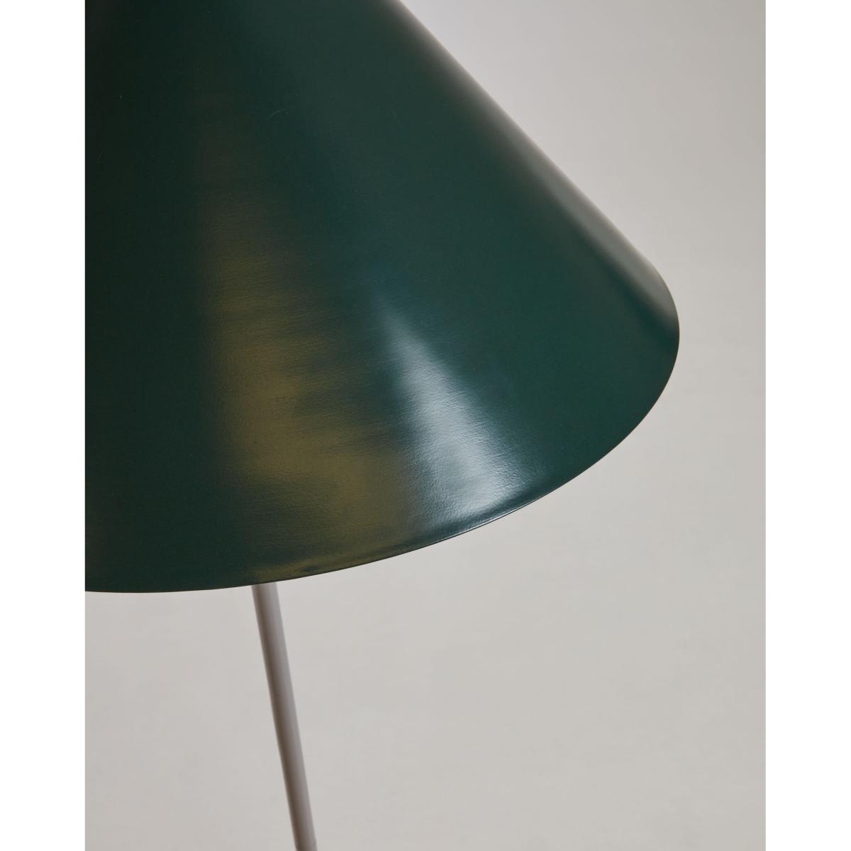 Valentine floor lamp, metal with a green and beige finish UK adaptador – image 3