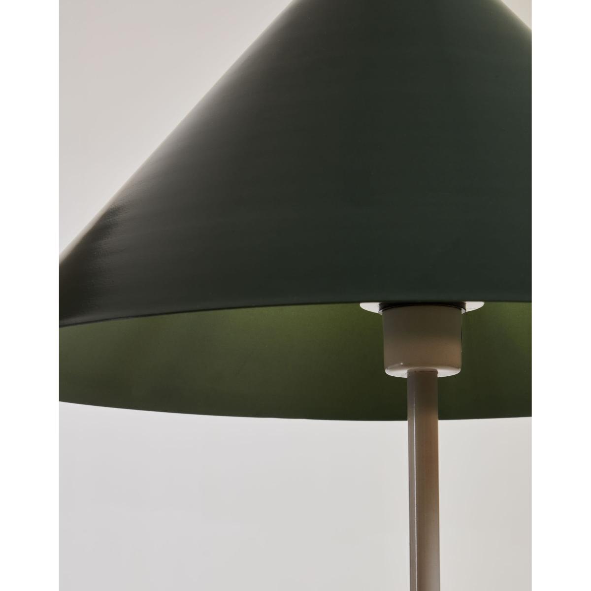 Valentine floor lamp, metal with a green and beige finish UK adaptador – image 4