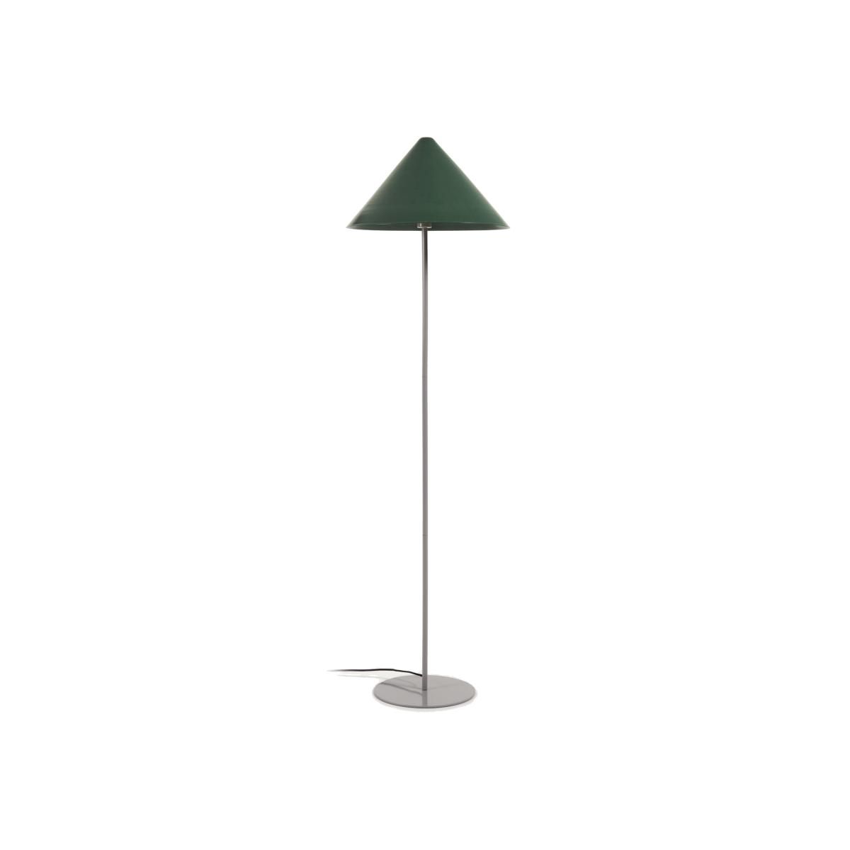 Valentine floor lamp, metal with a green and beige finish UK adaptador – image 1