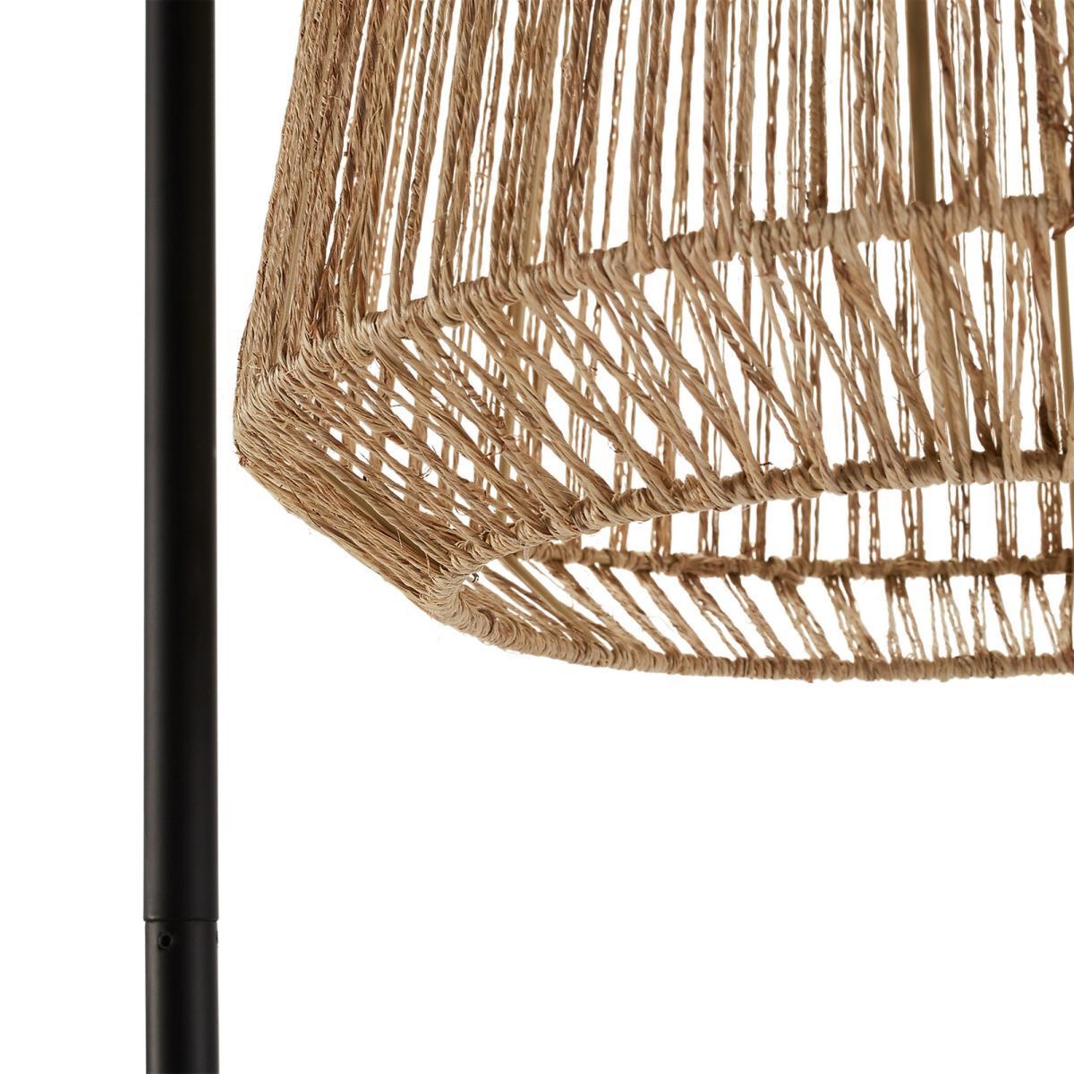 Yaku Metal and Hemp Floor Lamp – image 3