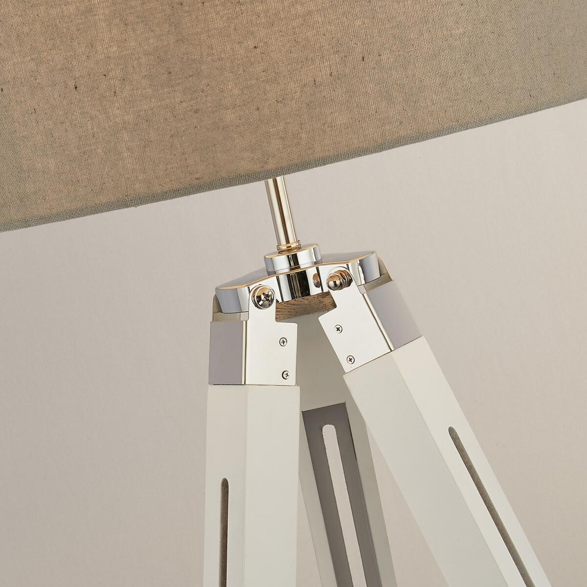 144cm Wooden Tripod Floor Lamp – image 2