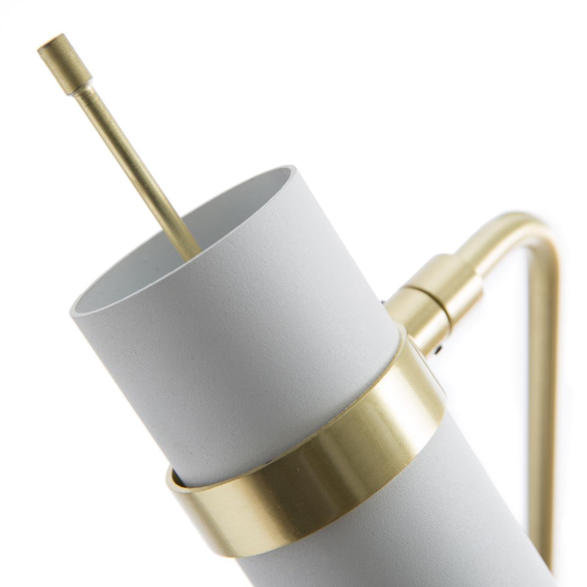 Isaure Adjustable Reading Floor Lamp in Brass & Marble – image 3