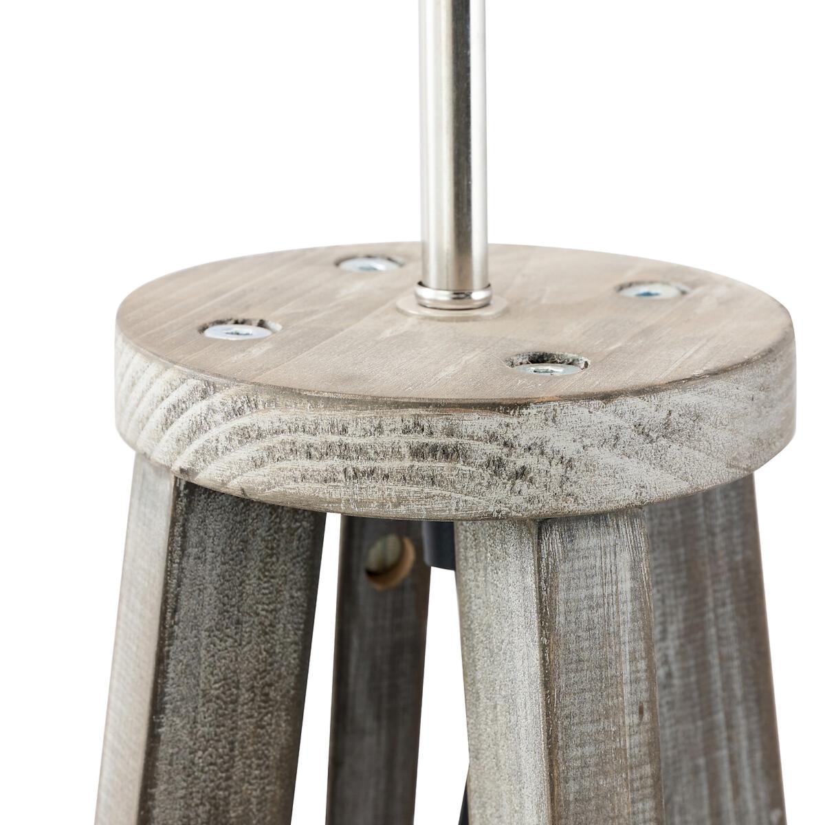 4 Post Wooden Tapered Floor Lamp Base – image 2