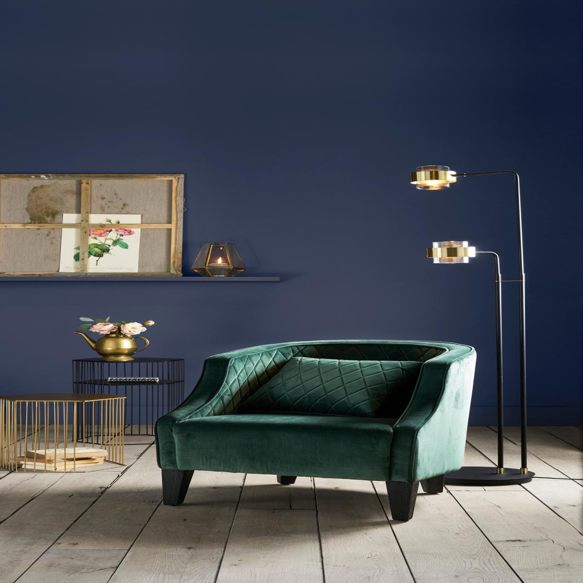 Botello Metal & Glass Reading Floor Lamp with Adjustable Arms – image 9