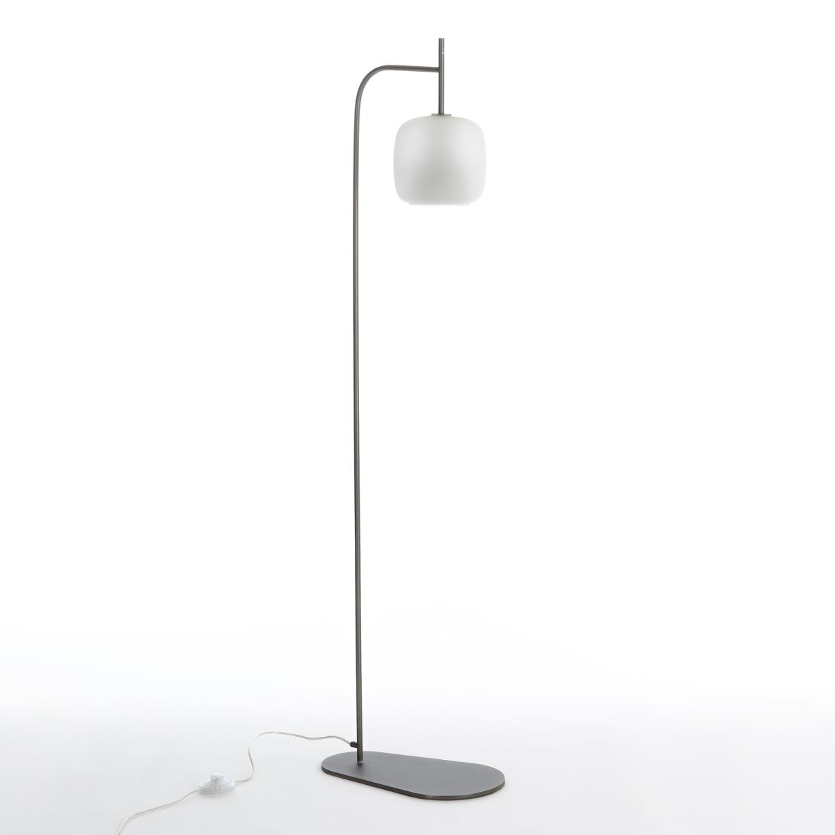 Misuto Glass and Metal Floor Lamp, by E. Gallina – image 1