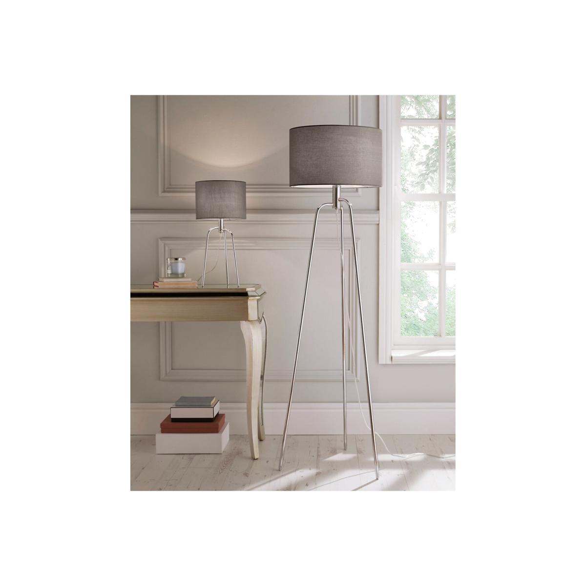 Chrome Tripod Floor Lamp – image 1