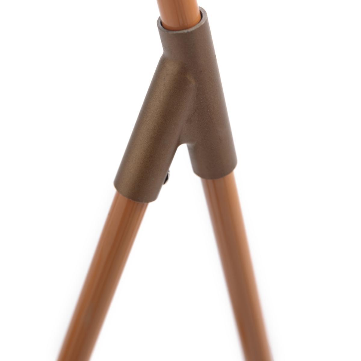 Jameson Adjustable Reading Floor Lamp in Caramel Lacquered Metal – image 6