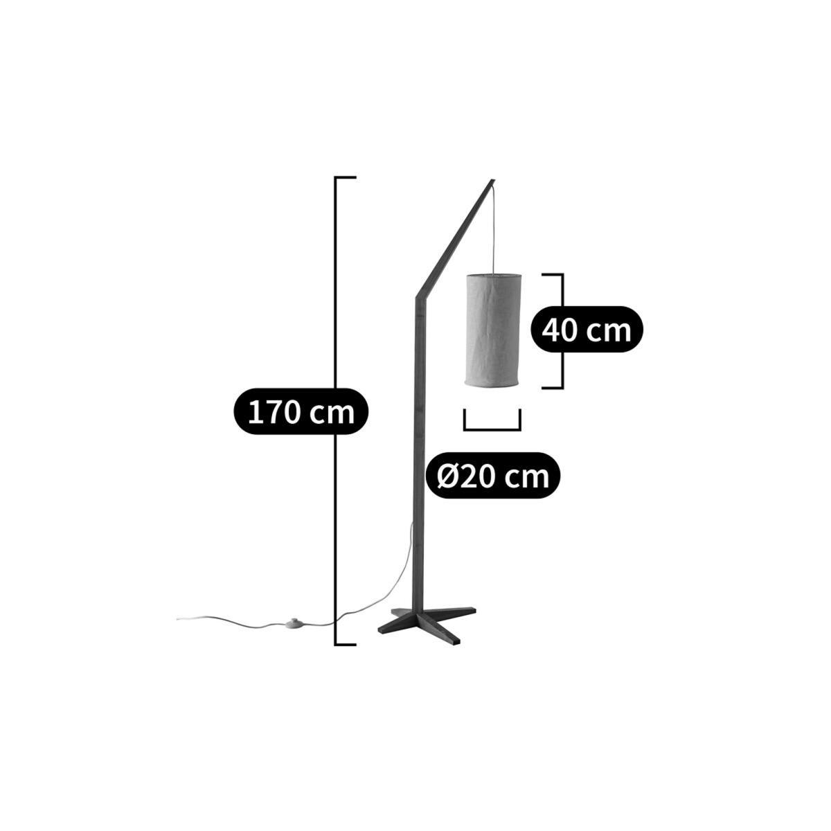Setto Ash & Linen Floor Lamp – image 8