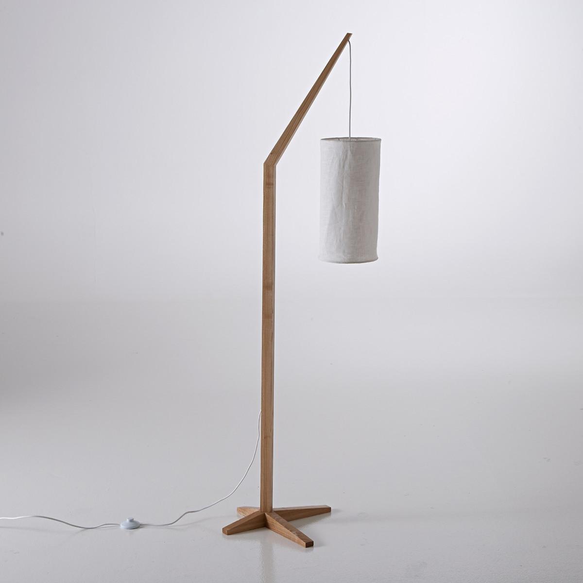 Setto Ash & Linen Floor Lamp – image 1