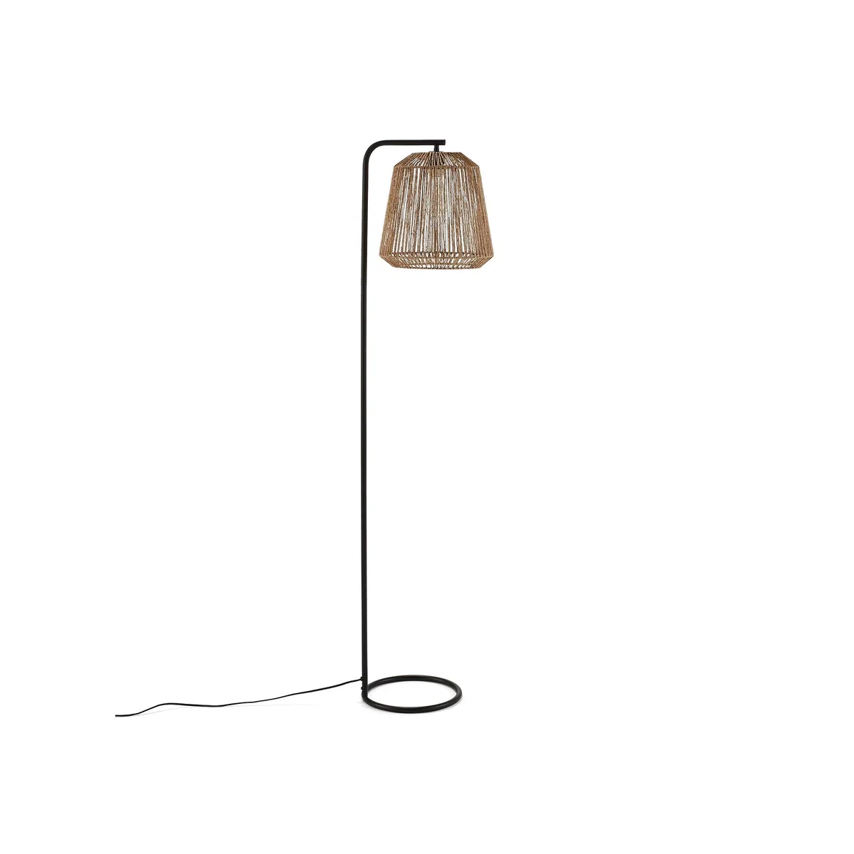 Yaku Metal and Hemp Floor Lamp