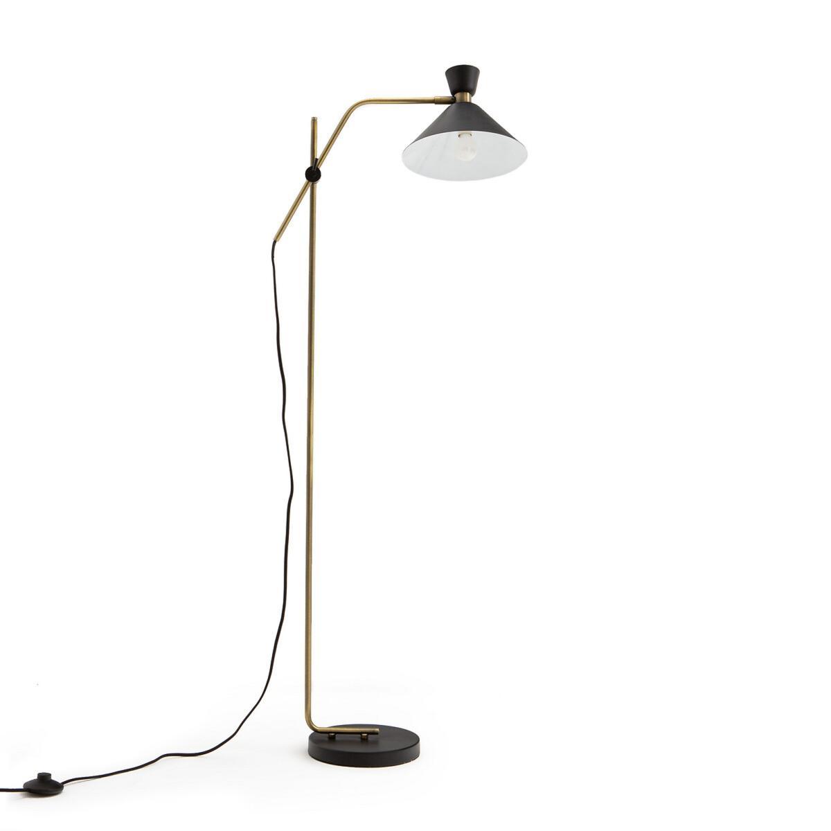 Zoticus Aged Brass Adjustable Reading Floor Lamp – image 2