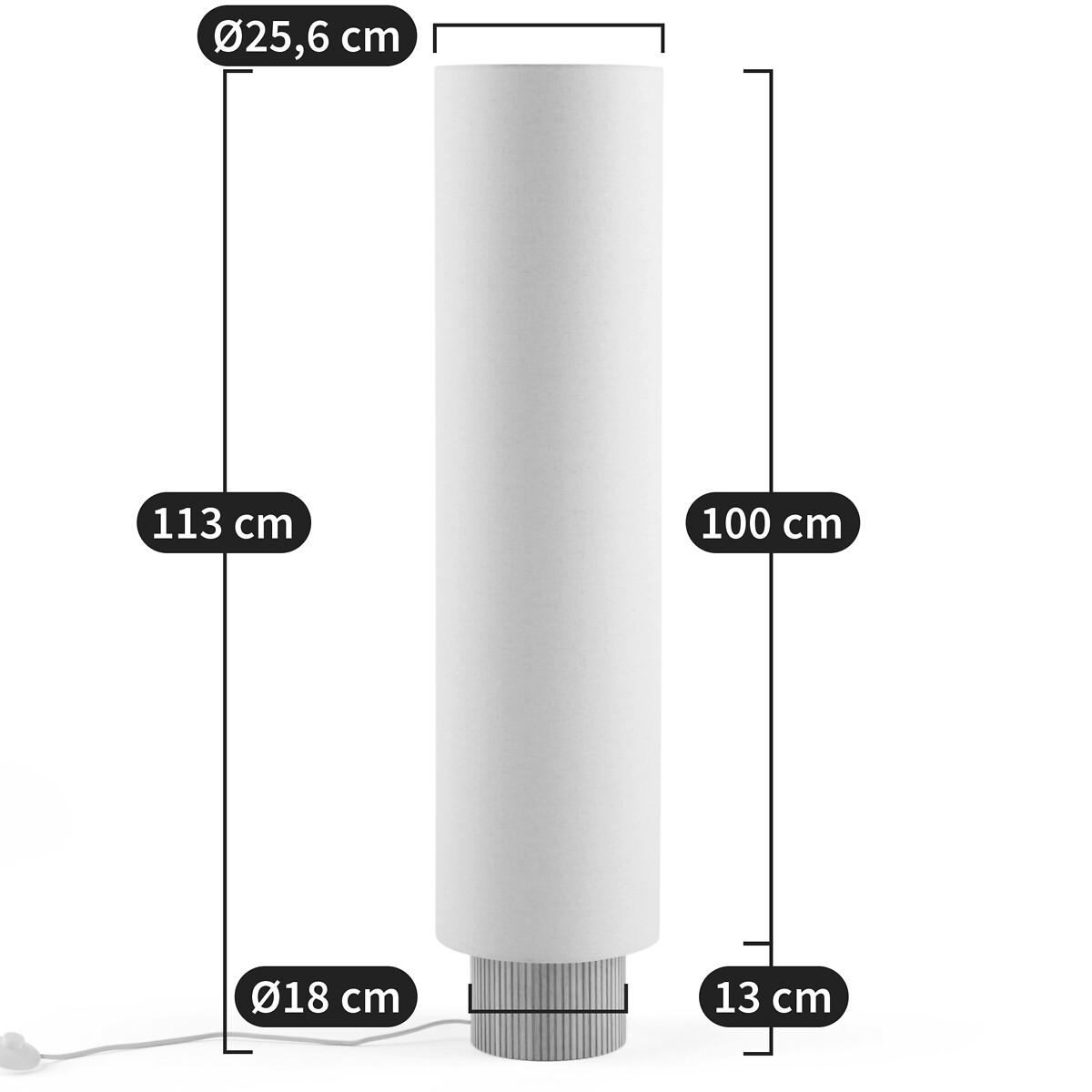 Bruisse Ash and Linen Floor Lamp – image 7