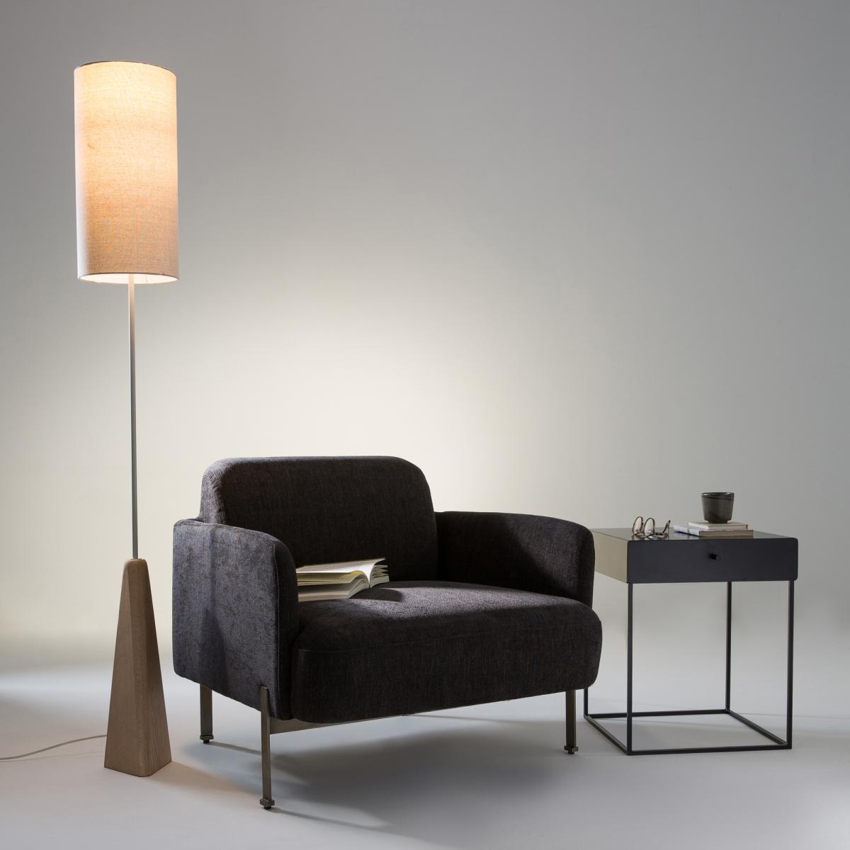 Nestwood Reading Floor Lamp in Solid Oak and Linen – image 5