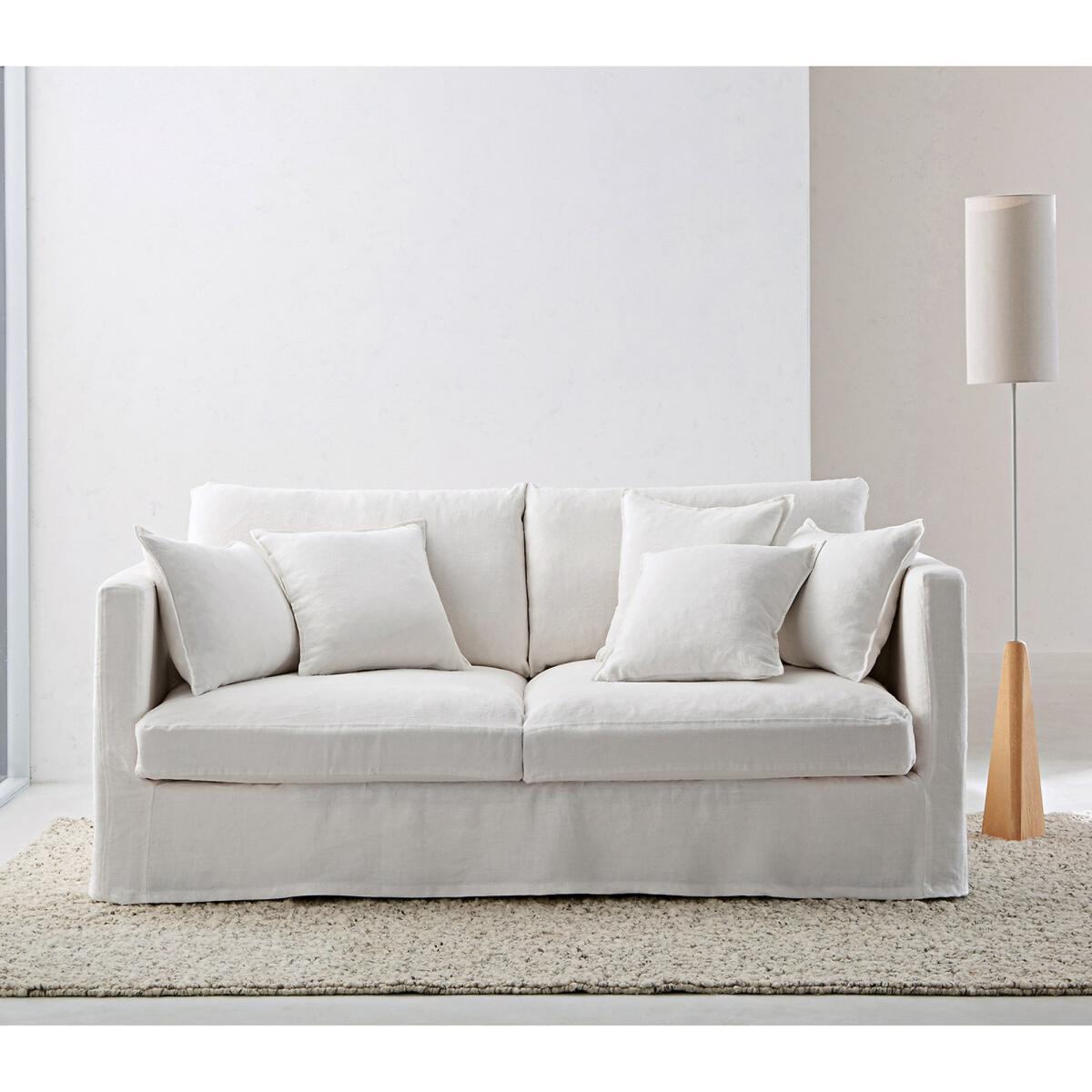 Nestwood Reading Floor Lamp in Solid Oak and Linen – image 6