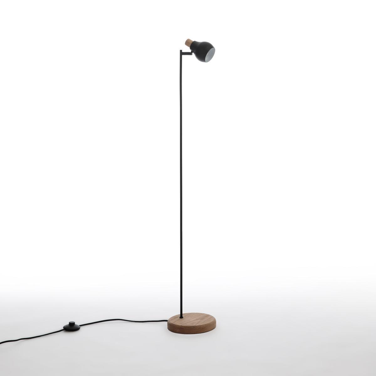 Hikaeme Reading Lamp in Metal and Oak – image 3