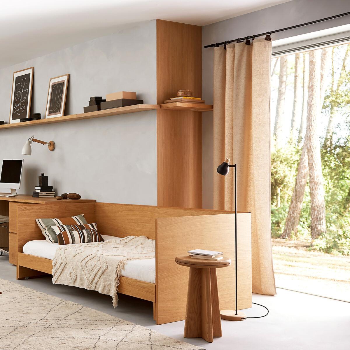 Hikaeme Reading Lamp in Metal and Oak – image 7
