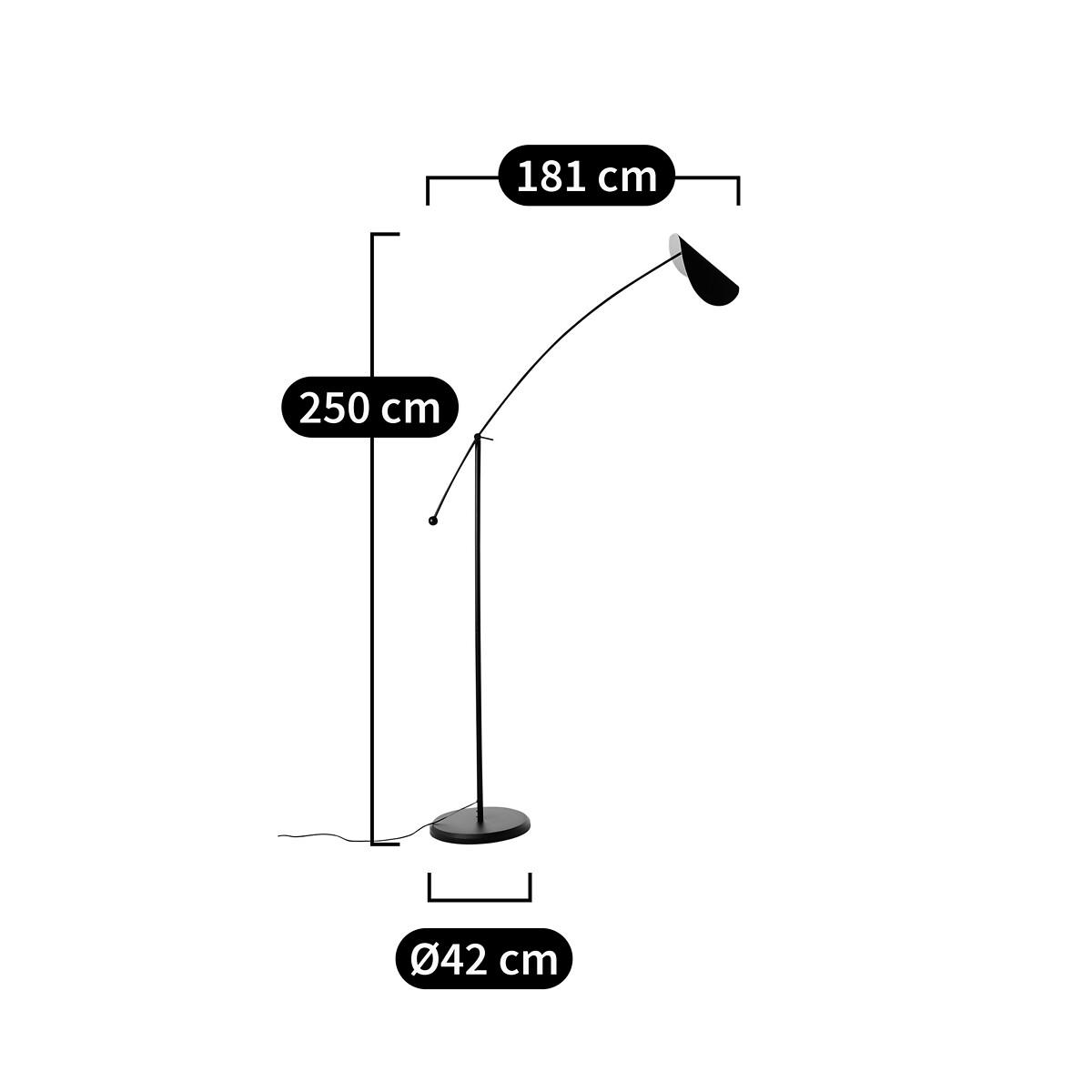 Funambule Adjustable Reading Arc Floor Lamp – image 11