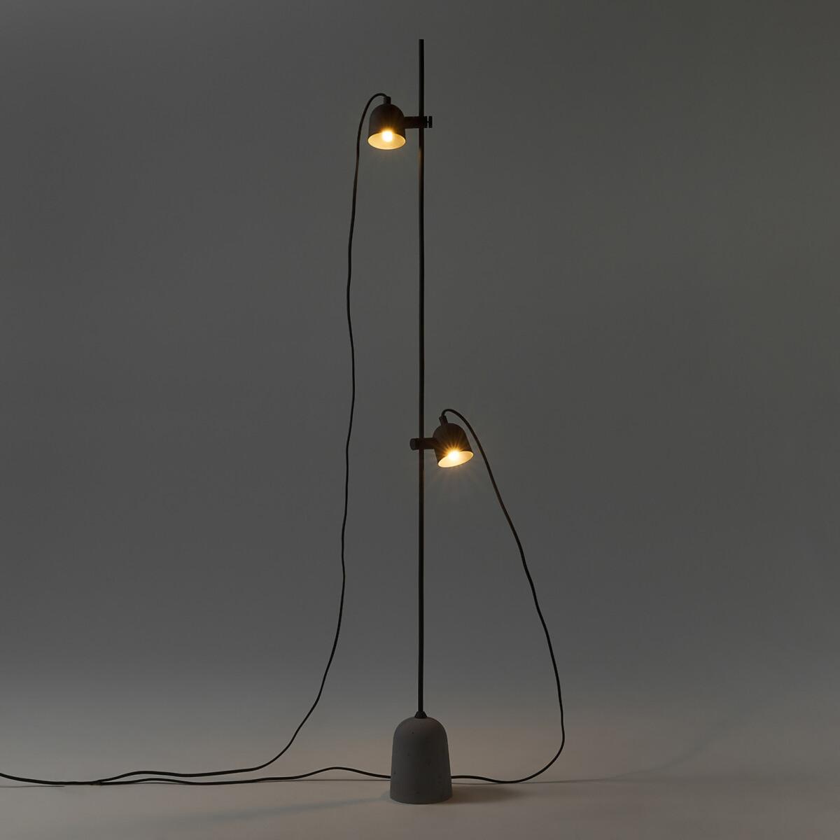 Porto Metal & Concrete Floor Lamp – image 2