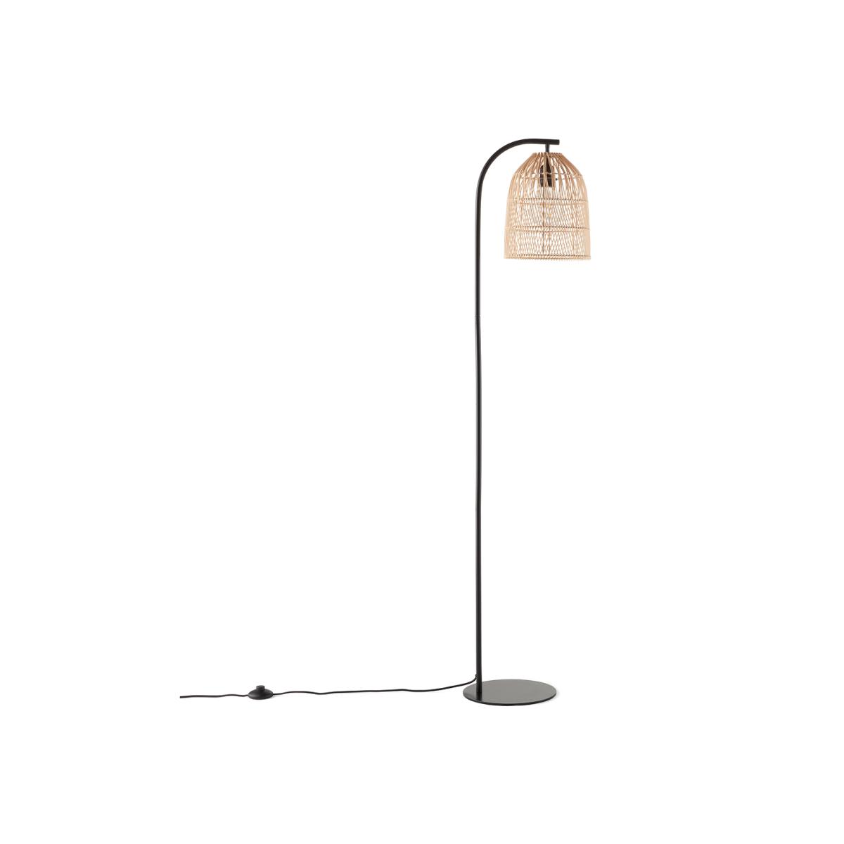Dankia Metal & Rattan Floor Lamp – image 1