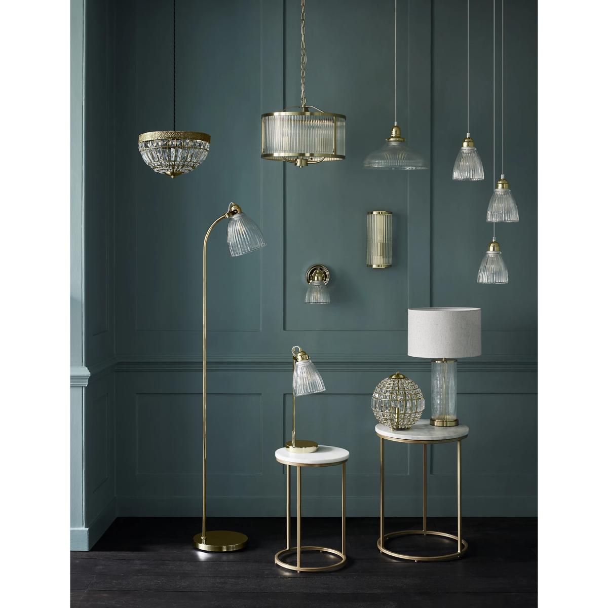M&S Florence Floor Lamp - Antique Brass, Antique Brass,Silver – image 6