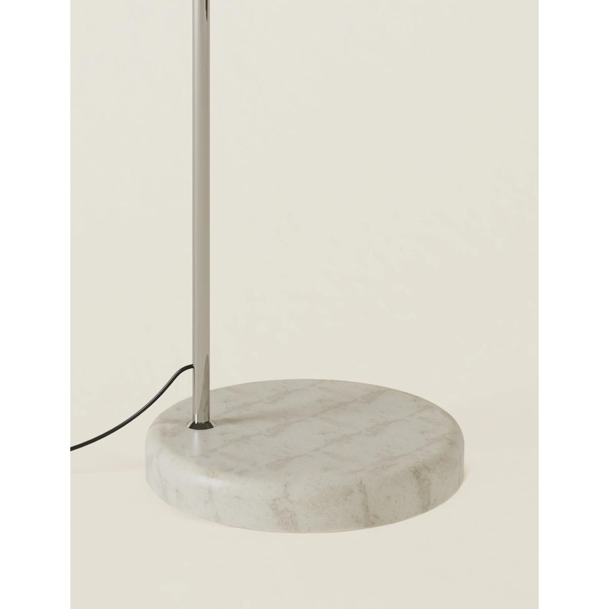 M&S Finley Curved Floor Lamp - Silver Mix, Silver Mix – image 4