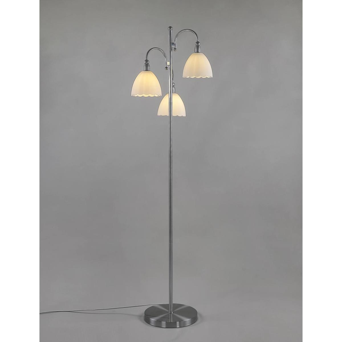 M&S Flora Multi-light Cluster Floor Lamp - Chrome, Chrome – image 4