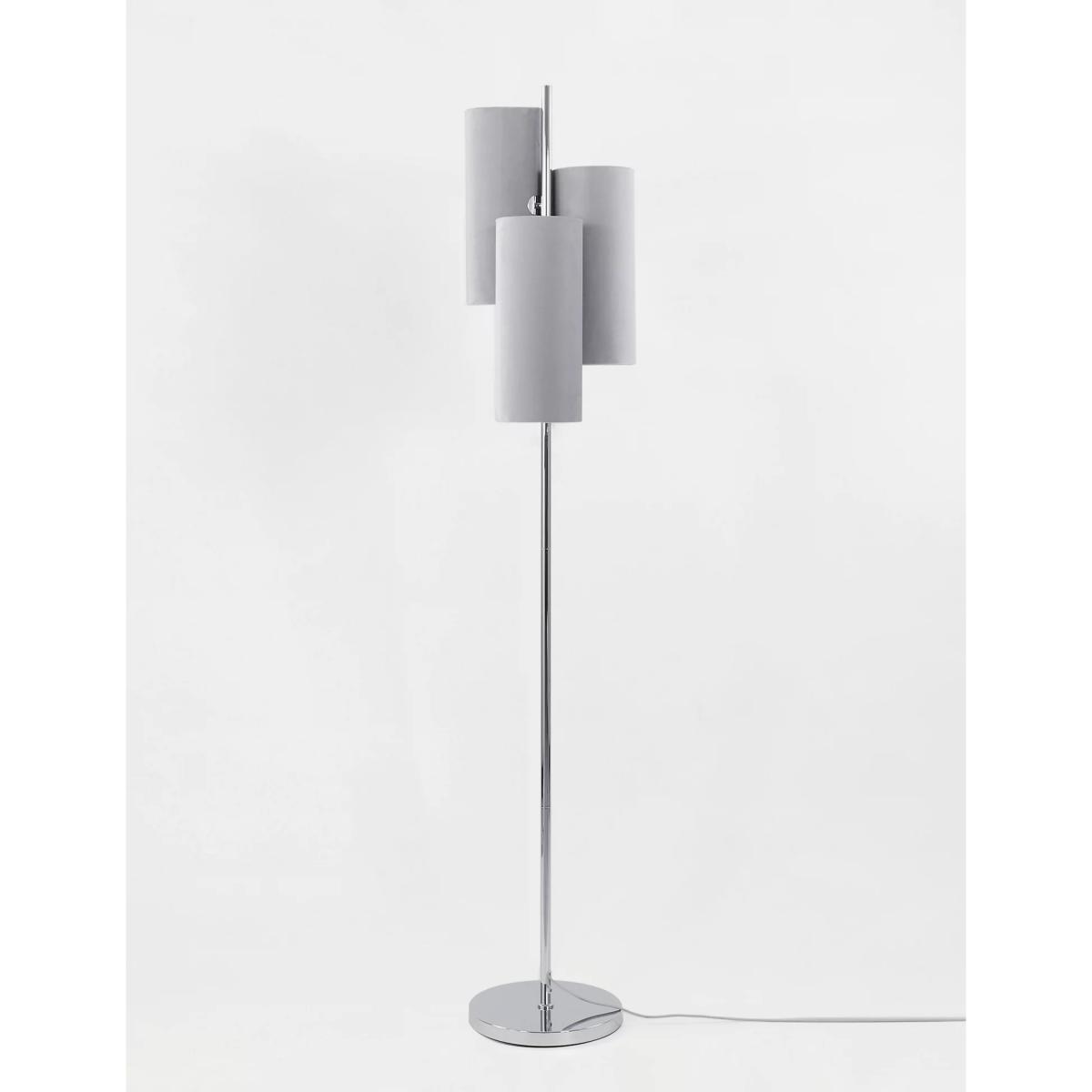 M&S Velvet Multi-Light Cluster Floor Lamp - Silver, Silver – image 3