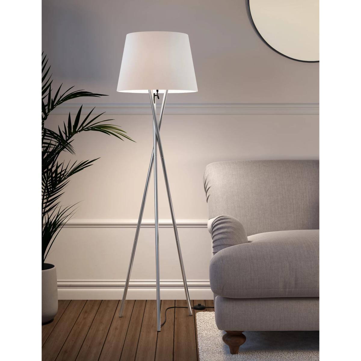 M&S Alexa Tripod Floor Lamp - Burnished Copper, Burnished Copper,Chrome – image 2