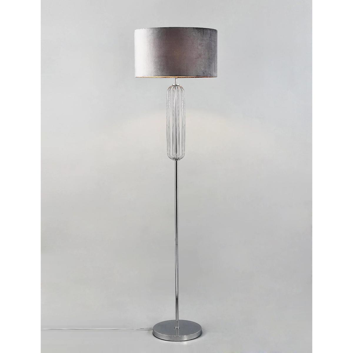 M&S Madrid Floor Lamp - Silver Mix, Silver Mix,Polished Brass – image 3
