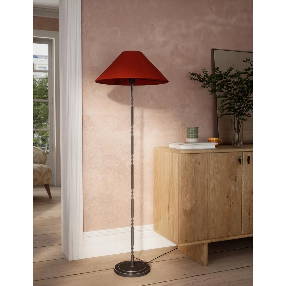 M And S X Fired Earth Twisted Metal Floor Lamp - Black Mix, Black Mix – image 5