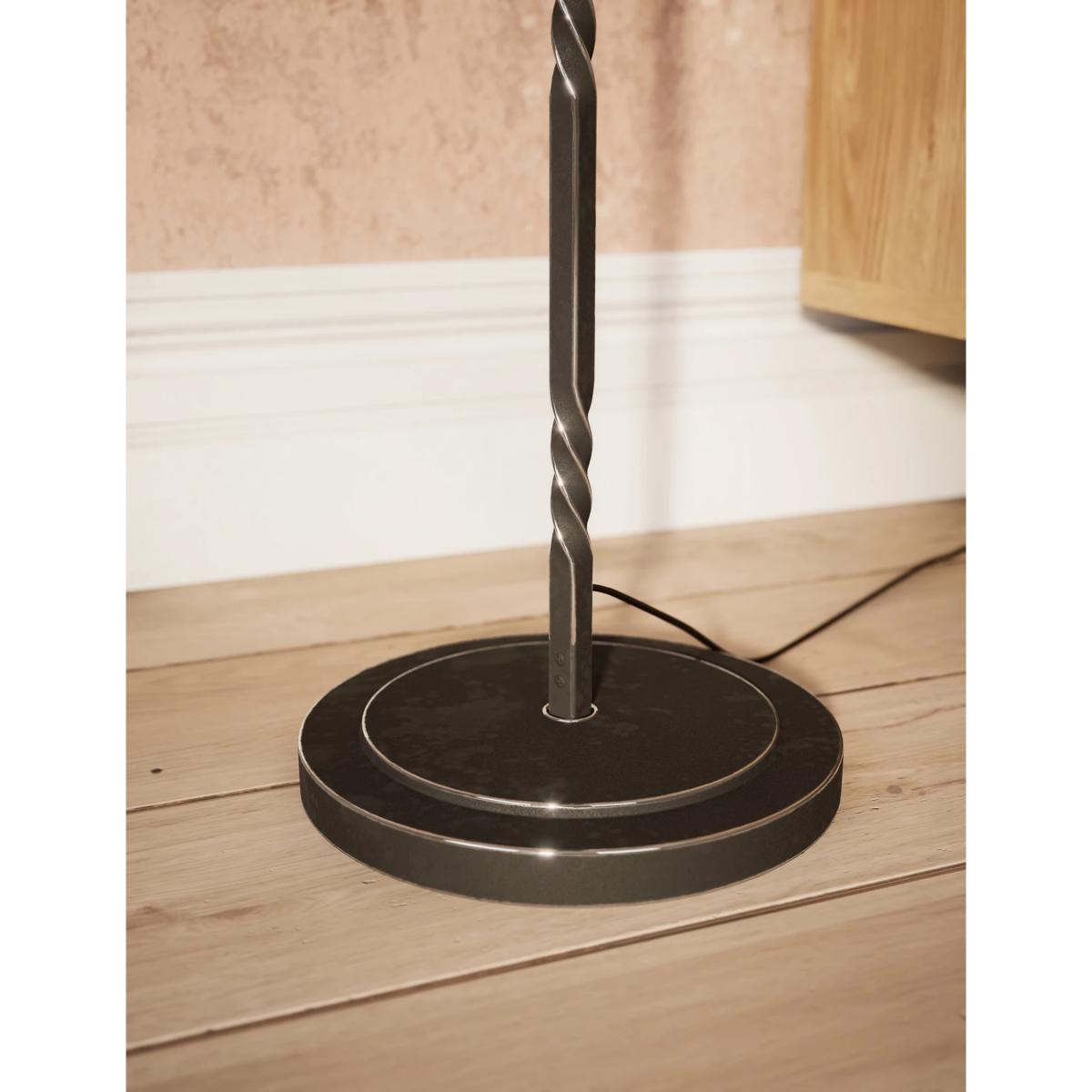 M And S X Fired Earth Twisted Metal Floor Lamp - Black Mix, Black Mix – image 6