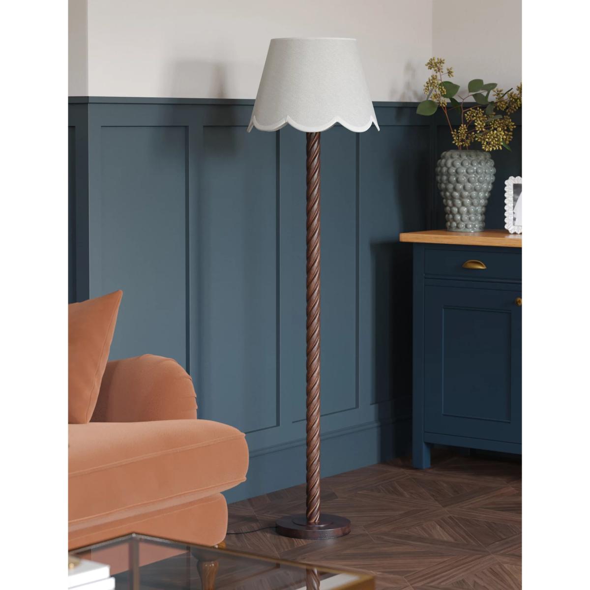 M&S Amelia Floor Lamp - Wood, Wood – image 5