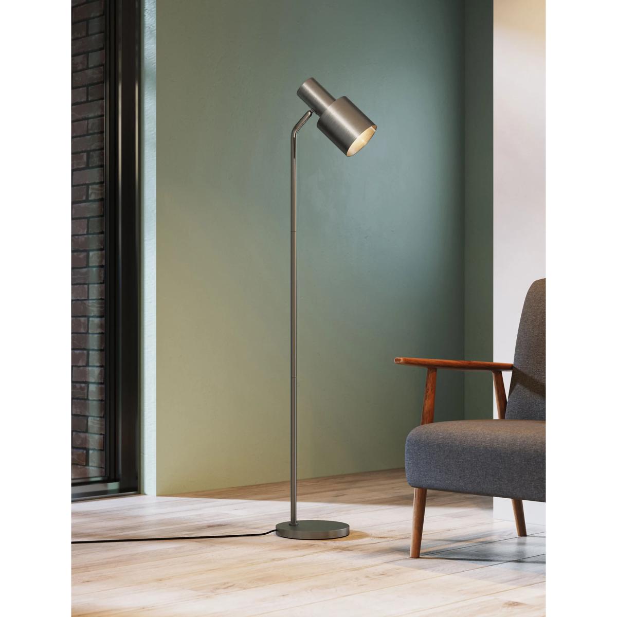 M&S Ava Floor Lamp - Pewter, Pewter,Antique Brass – image 2