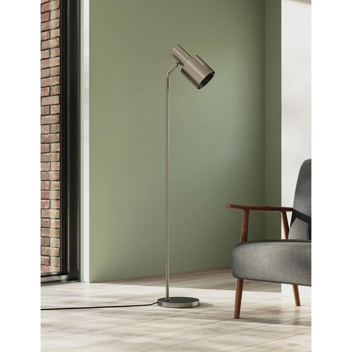 M&S Ava Floor Lamp - Pewter, Pewter,Antique Brass – image 3