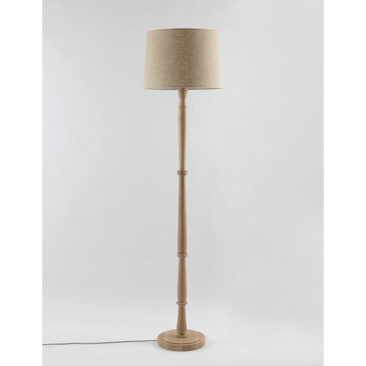M&S Wooden Floor Lamp - Natural, Natural – image 2