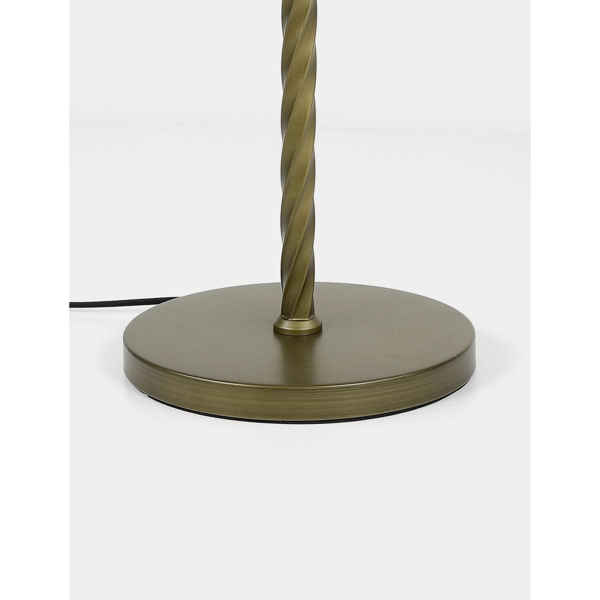 M&S Metal Twisted Floor Lamp Base - Antique Brass, Antique Brass – image 2