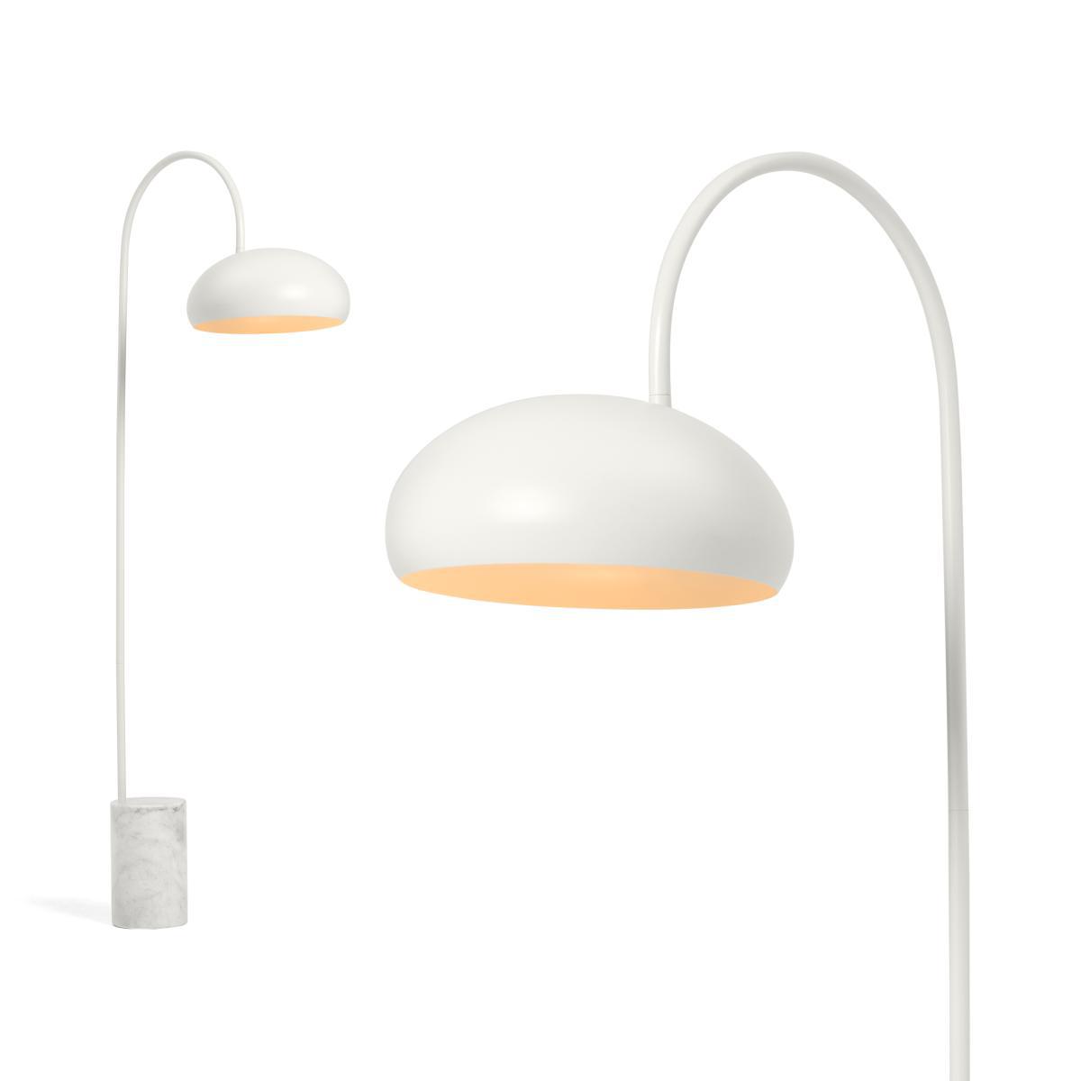 Cara Overreach Floor Lamp, Muted Grey – image 2