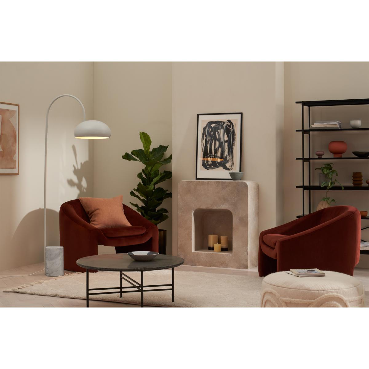 Cara Overreach Floor Lamp, Muted Grey – image 4