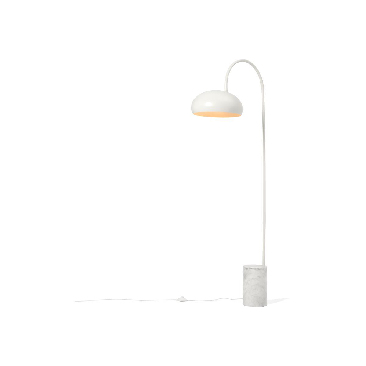 Cara Overreach Floor Lamp, Muted Grey – image 1
