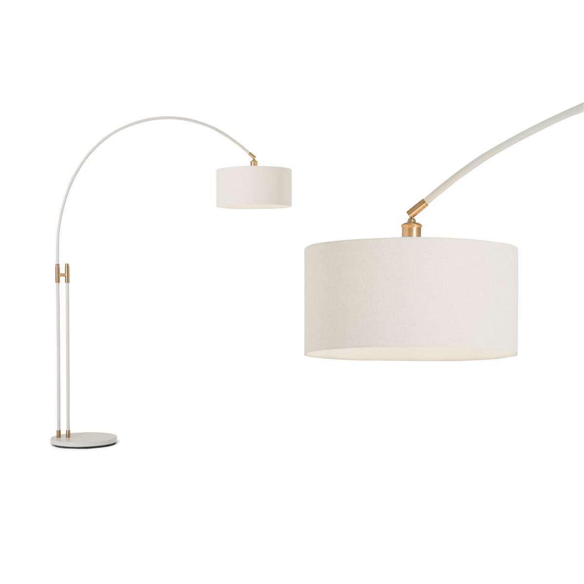 Teo Overreach Floor Lamp, Muted Grey – image 2