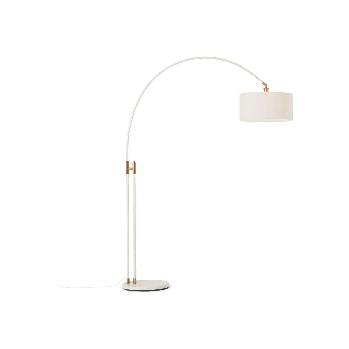 Teo Overreach Floor Lamp, Muted Grey – image 1